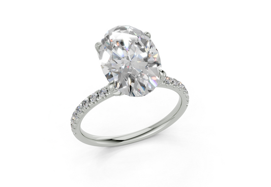 Orchid Oval Engagement Ring