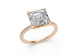 Seville Asscher Engagement Ring