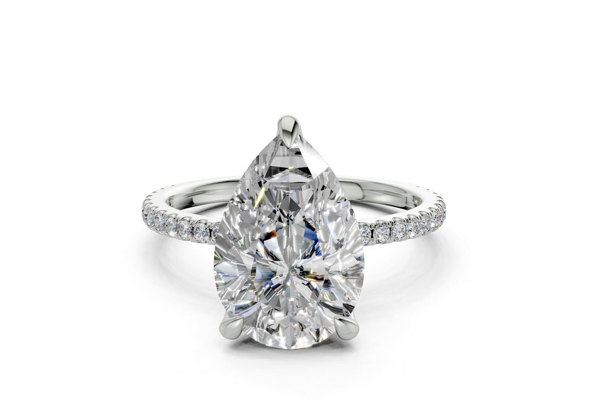 Seville Pear Engagement Ring