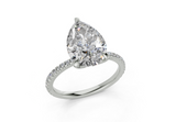 Seville Pear Engagement Ring