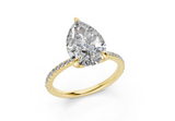 Seville Pear Engagement Ring