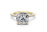 Seville Square Cushion Engagement Ring