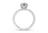 Seville Elongated Cushion Engagement Ring