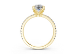 Seville Elongated Cushion Engagement Ring