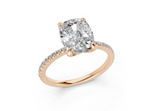 Seville Elongated Cushion Engagement Ring