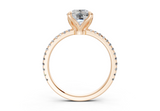 Seville Elongated Cushion Engagement Ring