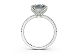 Freesia Asscher Engagement Ring