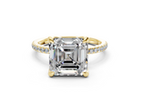 Freesia Asscher Engagement Ring