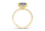 Freesia Asscher Engagement Ring