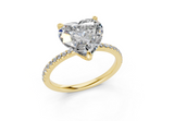 Freesia Heart Engagement Ring