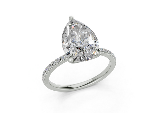 Freesia Pear Engagement Ring