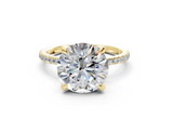 Freesia Round Engagement Ring