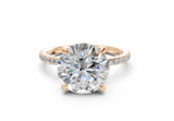 Freesia Round Engagement Ring