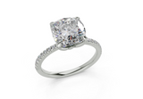 Freesia Square Cushion Engagement Ring