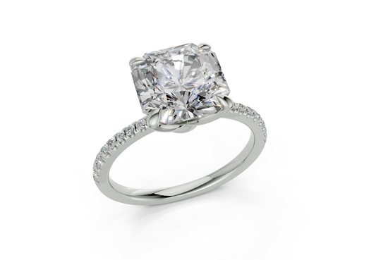 Freesia Square Radiant Engagement Ring