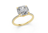 Freesia Square Radiant Engagement Ring