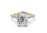 Irisia Elongated Cushion Engagement Ring