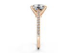 Irisia Elongated Cushion Engagement Ring