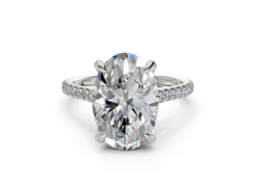 Irisia Oval Engagement Ring