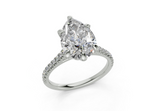 Irisia Pear Engagement Ring