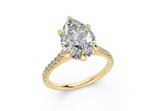 Irisia Pear Engagement Ring