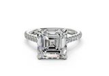 Irisia Asscher Engagement Ring