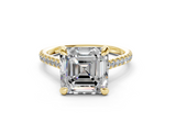 Irisia Asscher Engagement Ring