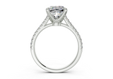 Irisia Square Cushion Engagement Ring