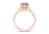 Irisia Square Cushion Engagement Ring