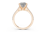 Irisia Square Radiant Engagement Ring