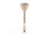 Irisia Square Radiant Engagement Ring