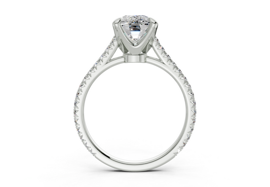 Sienna Elongated Cushion Engagement Ring