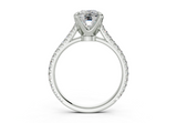 Sienna Elongated Cushion Engagement Ring