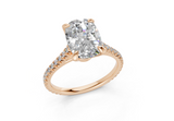 Sienna Elongated Cushion Engagement Ring