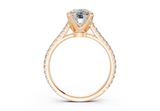 Sienna Elongated Cushion Engagement Ring