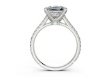 Sienna Asscher Engagement Ring