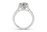 Petunia Round Engagement Ring