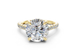 Petunia Round Engagement Ring