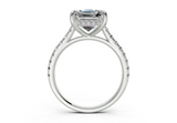 Petunia Asscher Engagement Ring