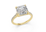 Petunia Asscher Engagement Ring