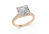 Petunia Asscher Engagement Ring