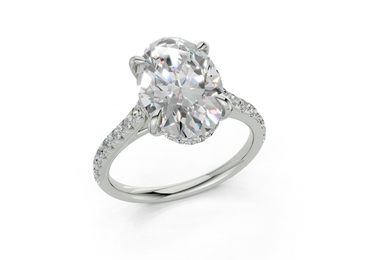 Petunia Oval Engagement Ring