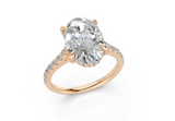 Petunia Oval Engagement Ring