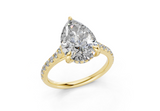 Petunia Pear Engagement Ring