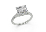 Petunia Princess Engagement Ring