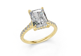 Petunia Radiant Engagement Ring