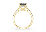 Petunia Radiant Engagement Ring