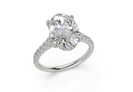 Azalea Oval Engagement Ring