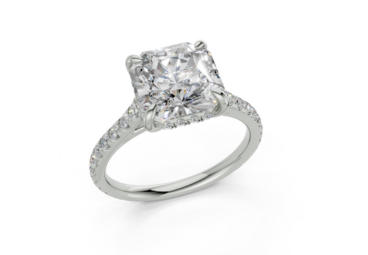 Azalea Square Radiant Engagement Ring