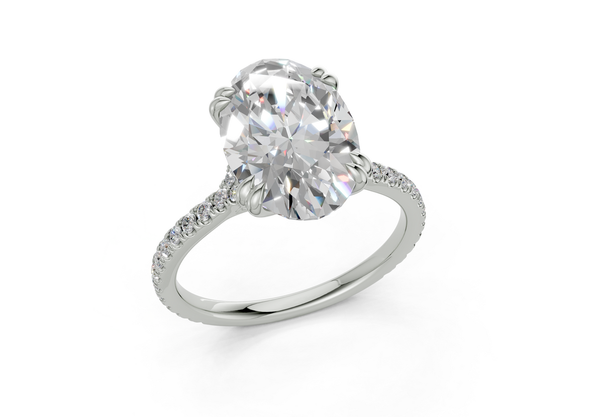 Wisteria Oval Engagement Ring